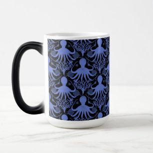 Octopus (dark background) magic mug