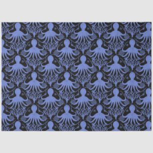 Octopus (dark background) tissue paper