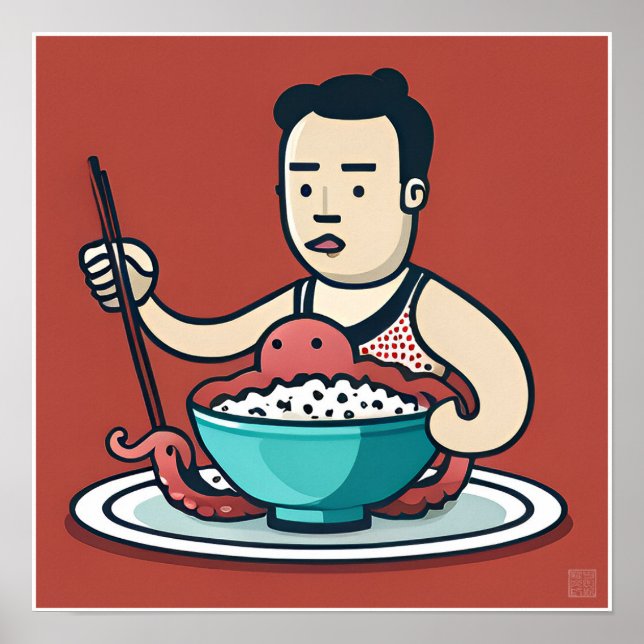 Octopus Delights - Art Print (Front)