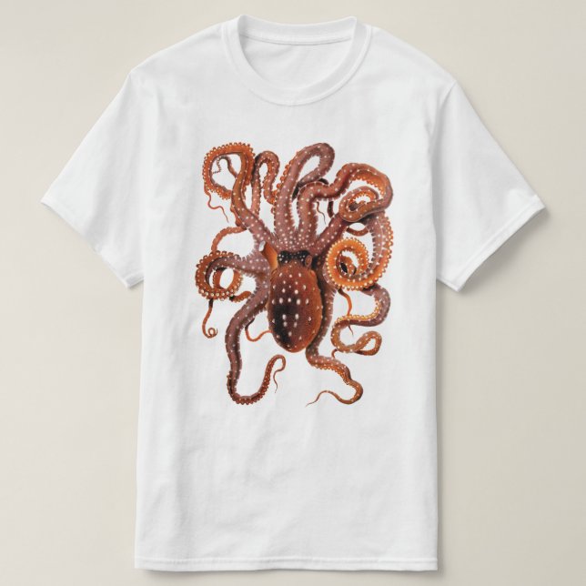 Octopus Design Graphic T-Shirt (Design Front)