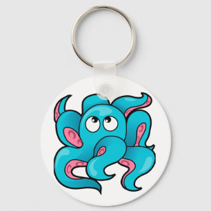Octopus Design Key Ring