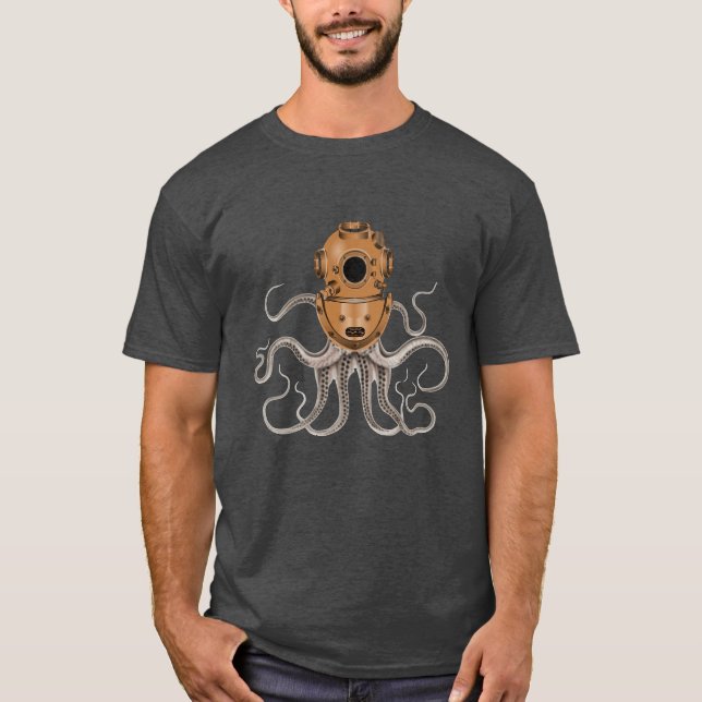 Octopus Diver T-Shirt (Front)