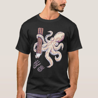 Octopus draw his family T-Shirt