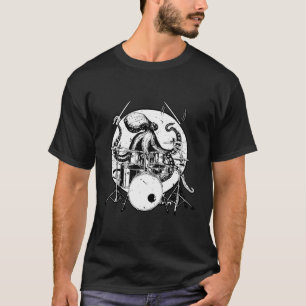 Octopus Drum Gift Drummer Present T-Shirt