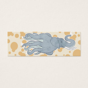 Octopus Elephant Bookmark