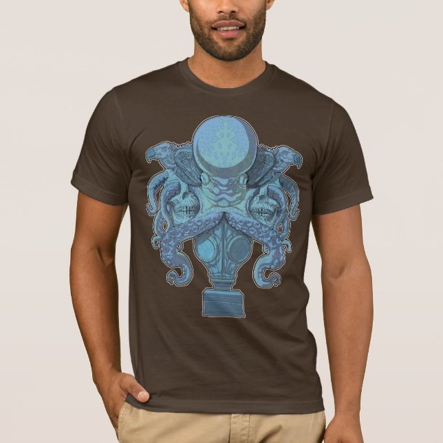 Octopus Emblem (blue) T-Shirt (Front)