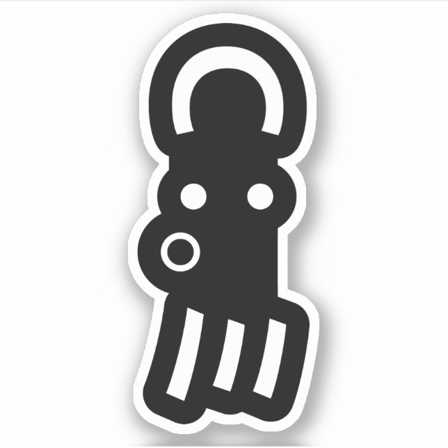 Octopus Emoticon Japanese Kaomoji (Front)