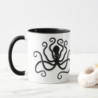 Octopus from Minoan Pottery with funny text
