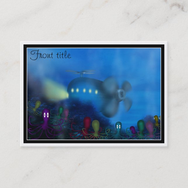 Octopus' Garden Business Card (Front)