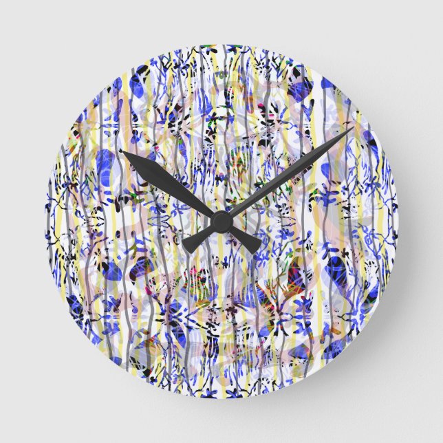 Octopus Garden Round Clock (Front)