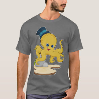 Octopus Gentleman Hat T-Shirt