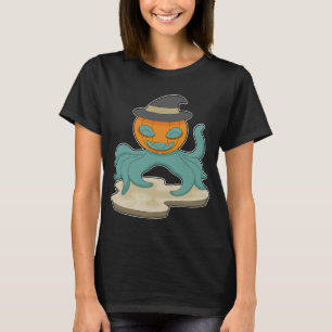 Octopus Halloween Pumpkin T-Shirt