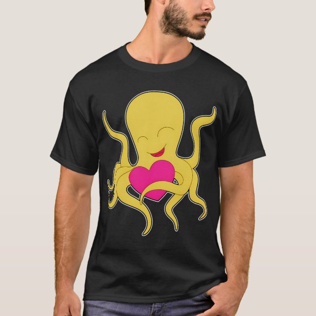 Octopus Heart T-Shirt (Front)