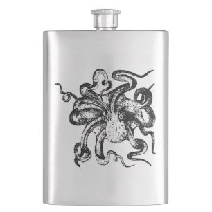 Octopus Hip Flask