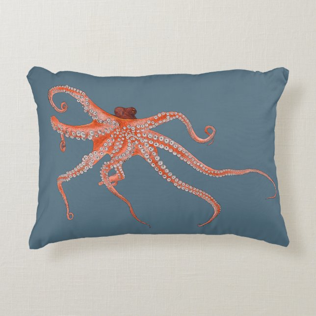 Octopus Hugs Decorative Cushion (Front)