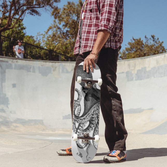 Octopus Illustration Skateboard (Outdoor 2)