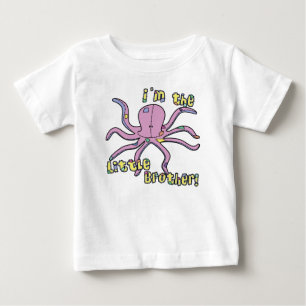 Octopus I'm the Little Brother T Shirt