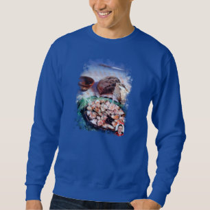 Octopus in Galician/Polbo á feira/Galician octopus Sweatshirt