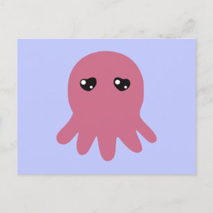 Octopus in Love Postcard