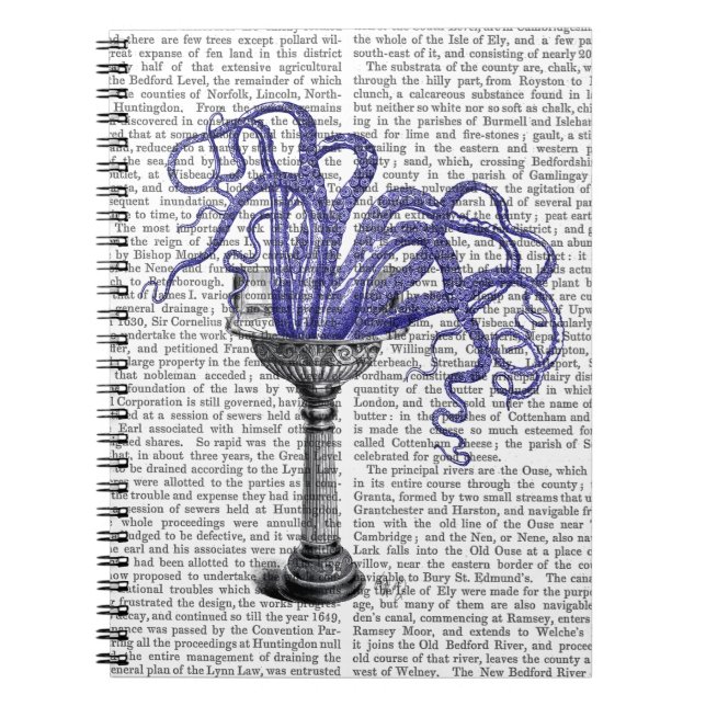 Octopus in Sink Notebook (Front)