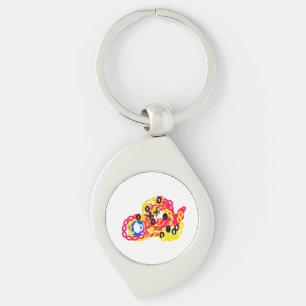 Octopus joy summer play key ring