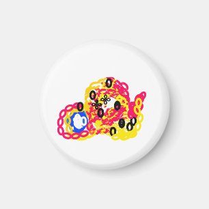 Octopus joy summer play magnet