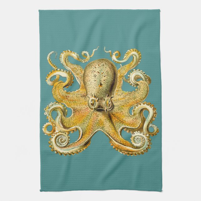 octopus kitchen towel (Vertical)