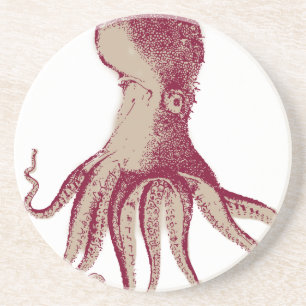Octopus Kraken Squid Coaster