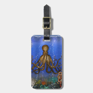 Octopus' Lair - Colourful Luggage Tag