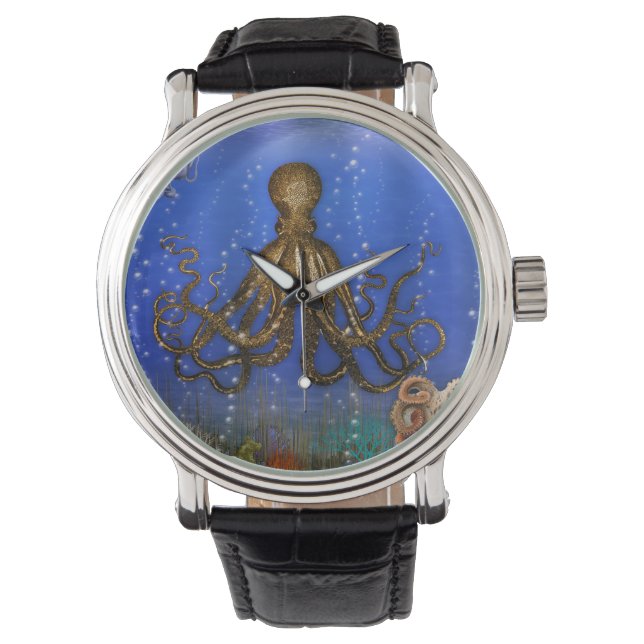 Octopus' Lair - Colourful Watch (Front)