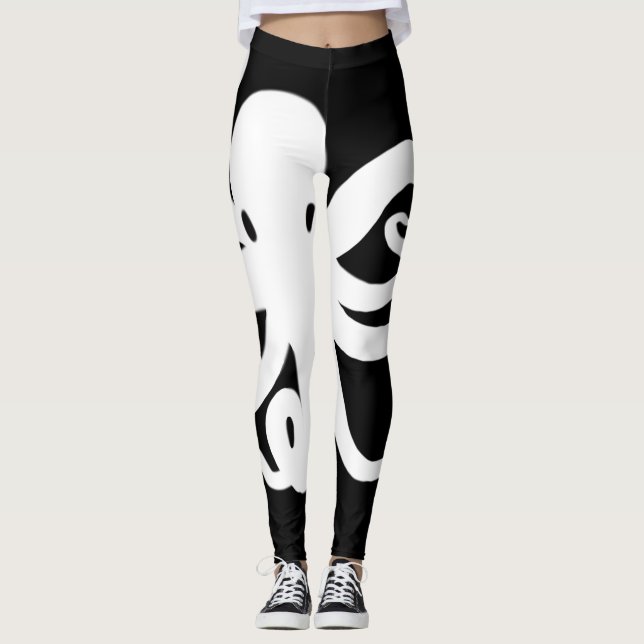 Octopus Leggings - Squid Kraken (Front)