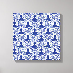 Octopus (light background) canvas print