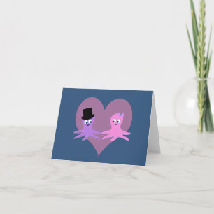 Octopus Love Holiday Card