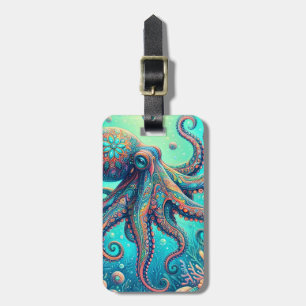 Octopus Luggage Tag