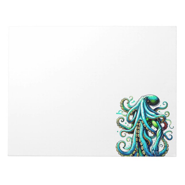 Octopus Man Notepad (Front)