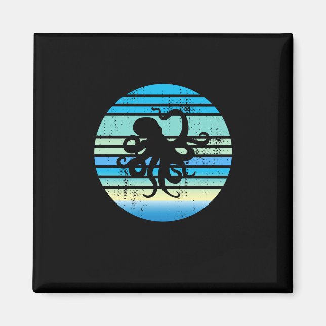 Octopus Marine Biologist Magnet (Front)