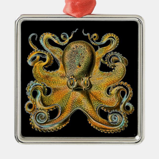 Octopus Metal Tree Decoration (Front)