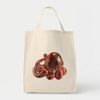 Octopus Netsuke Grocery Tote Bag