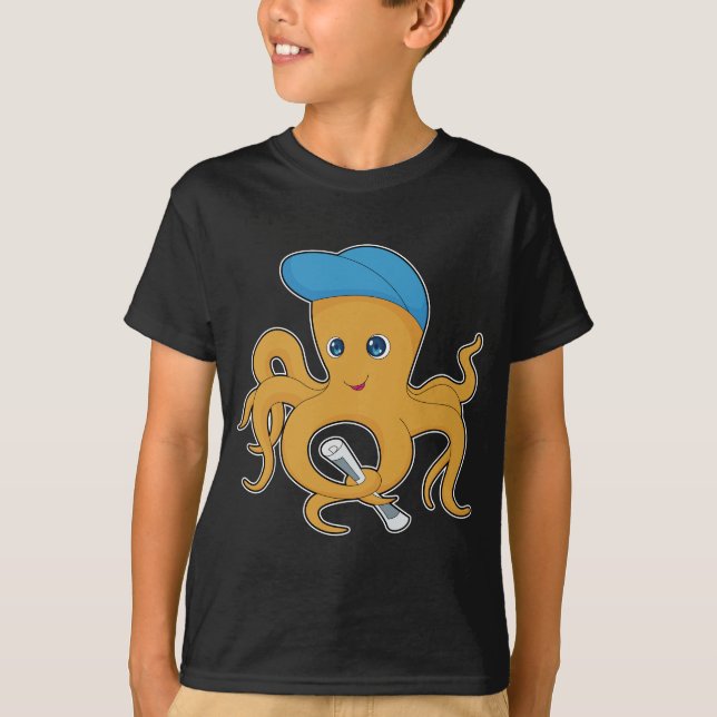 Octopus Newspaper T-Shirt (Front)