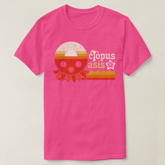 Octopus Oasis T-Shirt (Design Front)