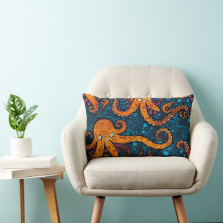 Octopus Ocean Theme accent pillow