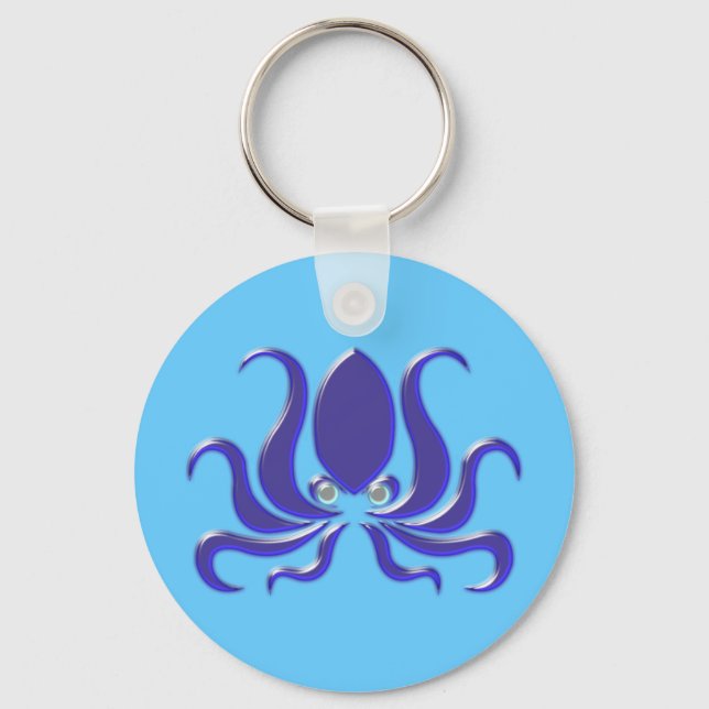 Octopus octopus key ring (Front)