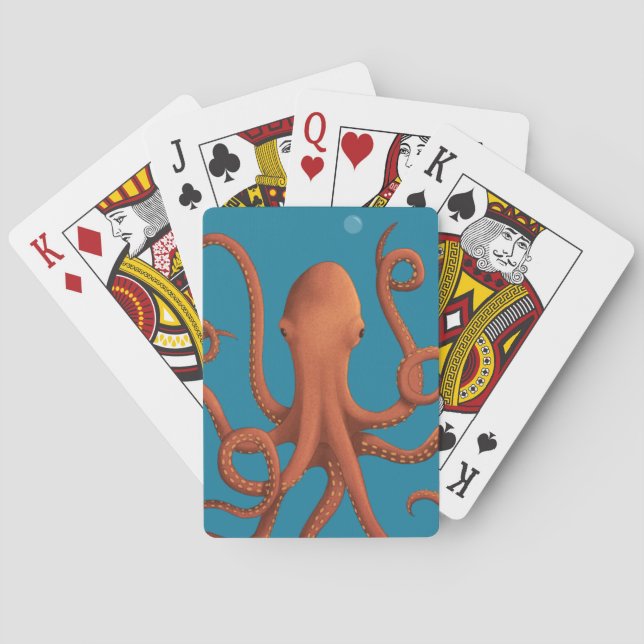 Octopus Playing Cards (Back)