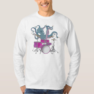 Octopus Playing Drums - Shirt