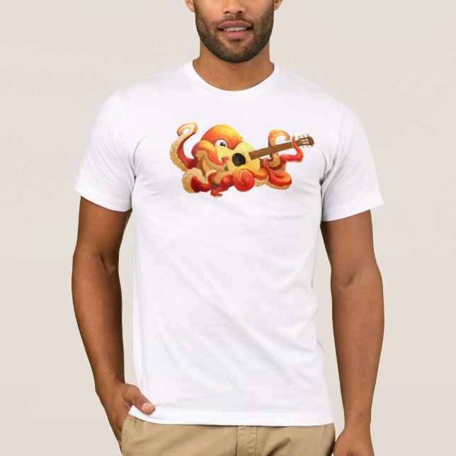 Octopus Playing Guitar Shirt (Front)