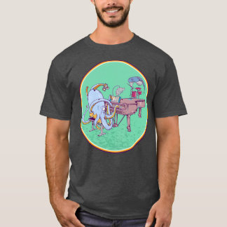 Octopus Playing piano T-Shirt
