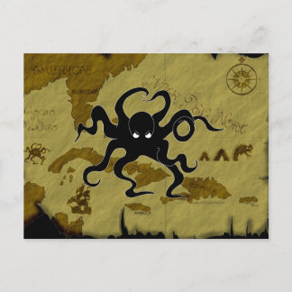 Octopus Postcard