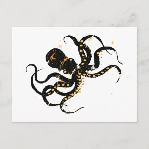 Octopus Postcard