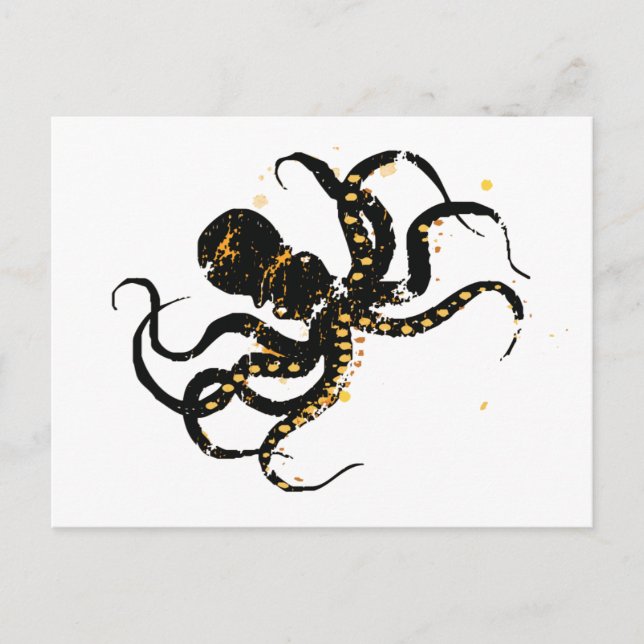 Octopus Postcard (Front)