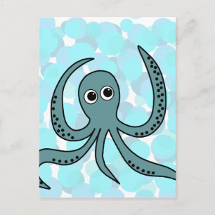 Octopus Postcard